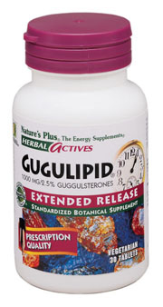 Image of Herbal Actives Gugulipid 1000 mg Extended Release