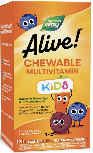 Image of Alive! Kids Multivitamin Chewable Orange & Berry