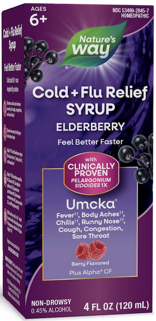 Image of Umcka Cold+Flu Relief Syrup Berry