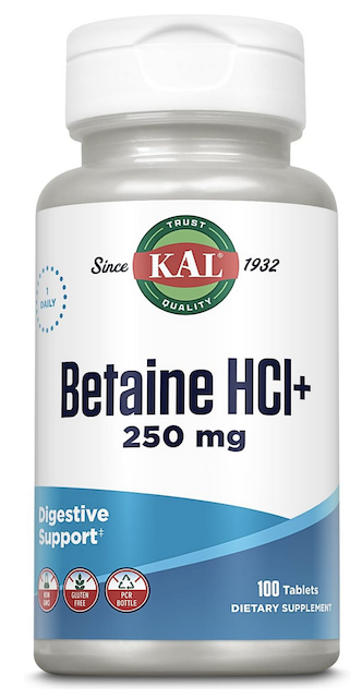 Image of Betaine HCl+ 250 mg