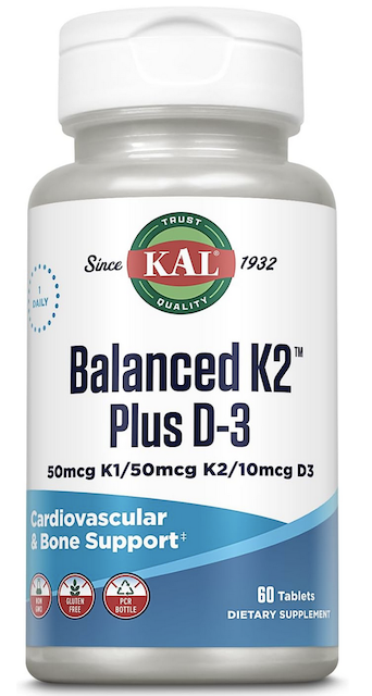 Image of Balanced K2 Plus D3 100/10 mcg