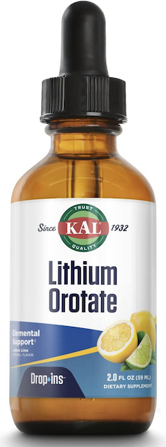 Image of Lithium Orotate Liquid 4 mg DropIns Lemon Lime