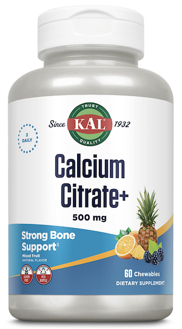 Image of Calcium Citrate+ 500 mg Chewable Mixed Fruit