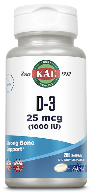 Image of Vitamin D3 25 mcg (1000 IU) ActivGels