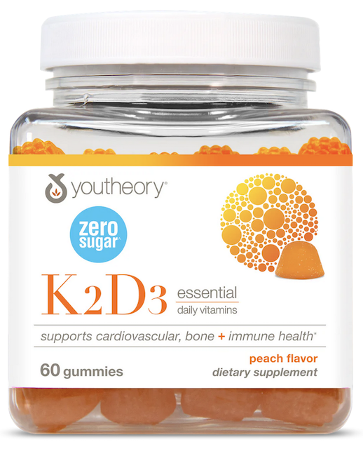 Image of Vitamin K2 D3 100/125 mcg Gummies Peach