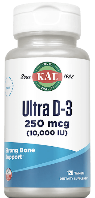 Image of Vitamin D3 Ultra 250 mcg (10,000 IU) Tablet