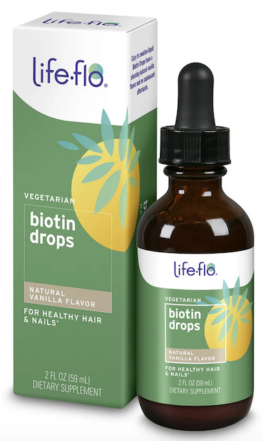 Image of Biotin Drop 10,000 mcg Vanilla