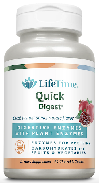 Image of Quick Digest (Digestive Enzymes) Chewable Pomegranate