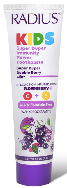 Image of KIDS Toothpaste Super Duper Immune Support Bubble Berry Mint