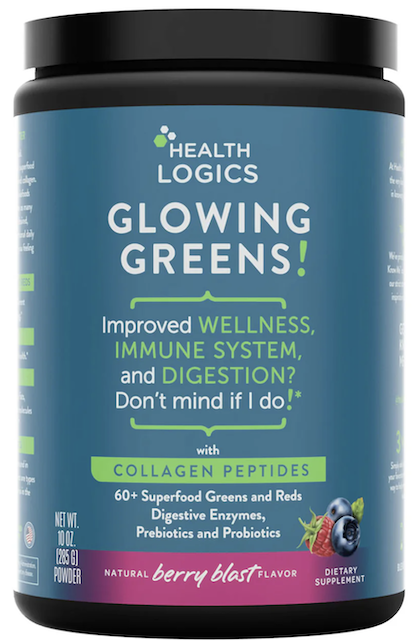 Image of Glowing Greens! with Collagen Peptides Powder Berry Blast