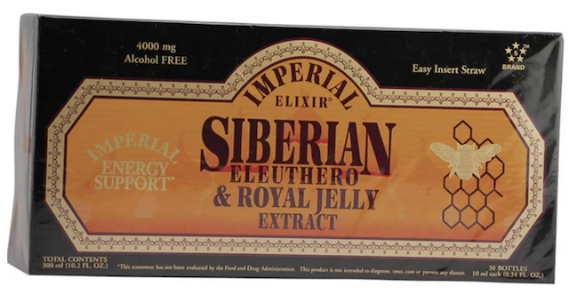 Image of Siberian Eleuthero & Royal Jelly Extract Vials