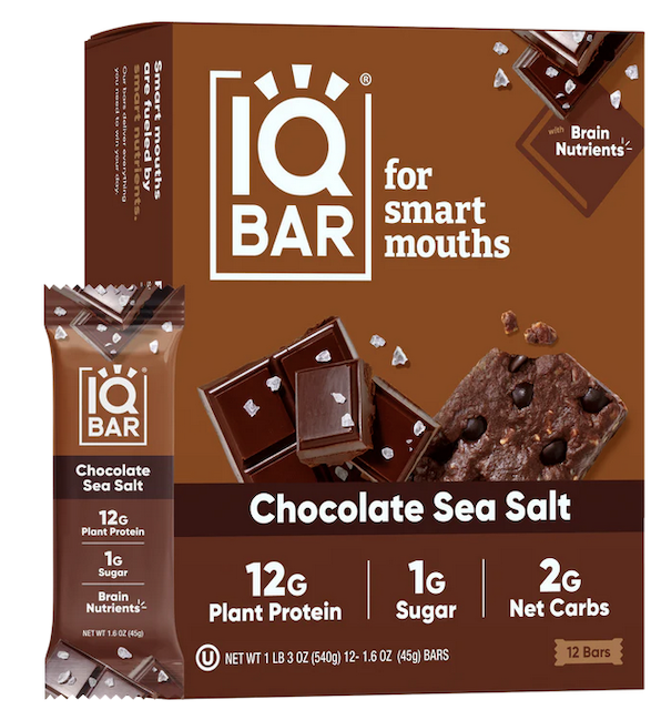 Image of IQ Bar Chocolate Sea Salt