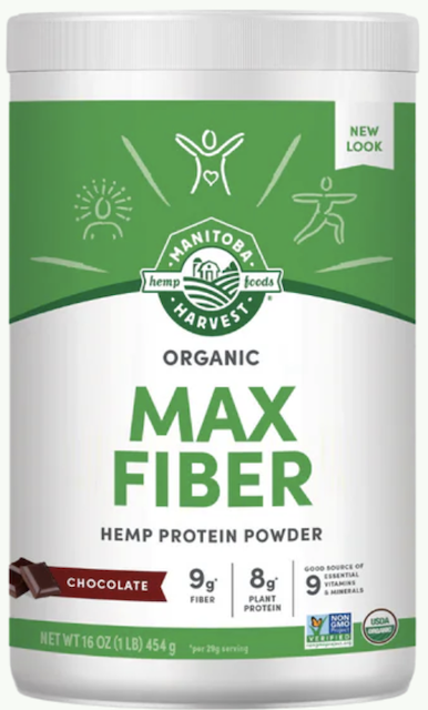 Image of Max Fiber (Hemp Protein) Powder Chocolate Organic