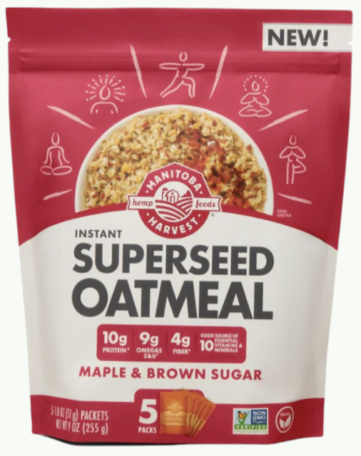 Image of Superseed Oatmeal Instant Maple & Brown Sugar