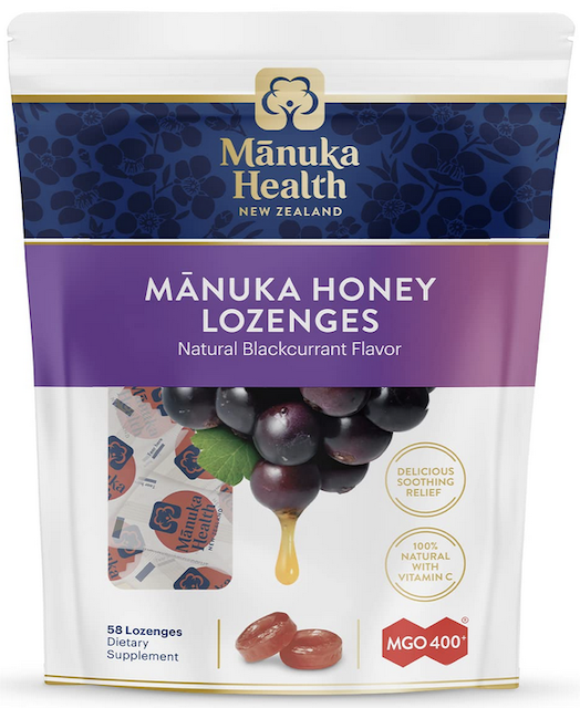 Image of Manuka Honey Lozenges Blackcurrant