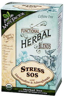 Image of Functional Herbal Blends Stress SOS Tea with Marshmallow & Ashwagandha