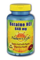 Image of Betaine HCl 648 mg
