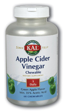 Image of Apple Cider Vinegar 500 mg Chewable Green Apple