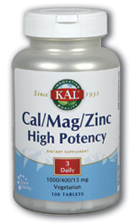Image of Cal Mag Zinc High Potency 333/133/5 mg