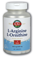 Image of L-Arginine L-Ornithine 500/500 mg