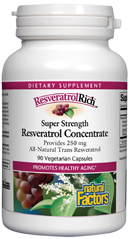 Image of ResveratrolRich 250 mg SUPER STRENGTH