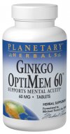 Image of Ginkgo OptiMem 60, Supports Mental Acuity