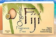 Image of Coconut Oil Soap Bar Organic Fragrance Free