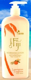 Image of Nourishing Lotion with Coconut Oil for Face & Body Lemongrass Tangerine