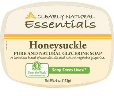 Image of Clearly Natural Glycerine Bar Soaps Honeysuckle