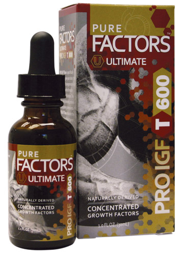 Image of Pure Factors Pro IGF T 600 x 3 bottles