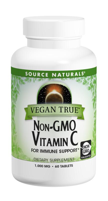 Image of Vegan True Non-GMO Vitamin C, 1000 mg
