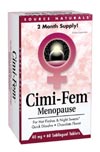 Image of Cimi-Fem Menopause 80 mg, Sublingual Chocolate Flavor