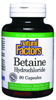 Image of Betaine HCl 500 mg with Fenugreek 100 mg