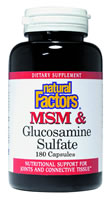 Image of MSM & Glucosamine Sulfate 500/375 mg