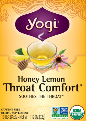 Image of Throat Comfort Tea Honey Lemon