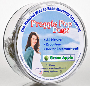 Image of Preggie Pop Drops Green Apple