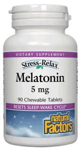 Image of Stress Relax Melatonin 5 mg Chewable Peppermint
