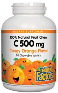 Image of C 500 mg Fruit Chews - Tangy Orange