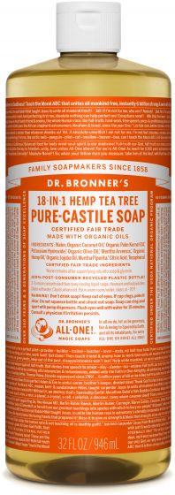 Image of Pure Castile Soap Liquid Organic Tea Tree