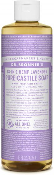 Image of Pure Castile Soap Liquid Organic Lavender