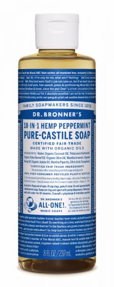 Image of Pure Castile Soap Liquid Organic Peppermint