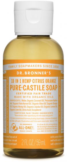 Image of Pure Castile Soap Liquid Organic Citrus Orange