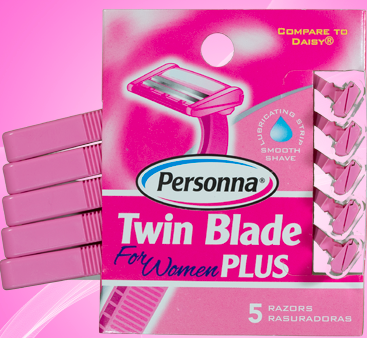 Image of Twin Blade Plus Disposable Razor for Women Pivot Head