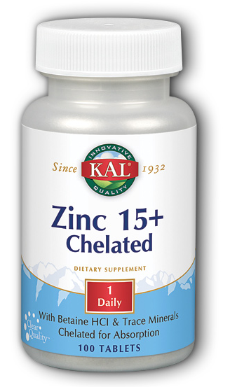 Image of Zinc 15+ Chelated