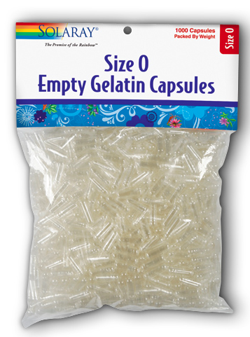 Image of Empty Capsules Gelatin Size 0