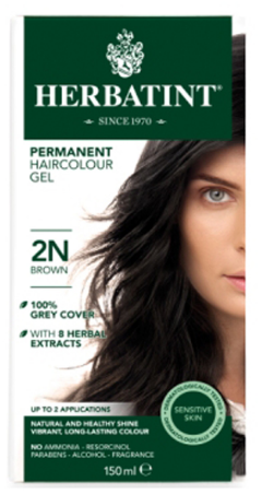 Image of Herbatint Haircolor Gel Brown 2N