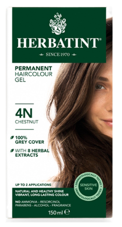 Image of Herbatint Haircolor Gel Chestnut 4N