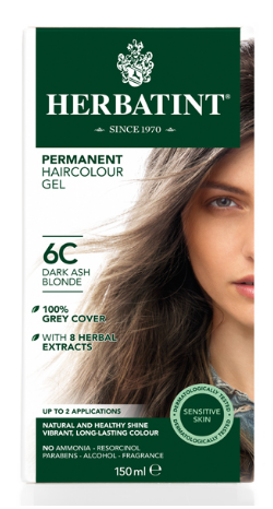 Image of Herbatint Haircolor Gel Dark Ash Blonde 6C