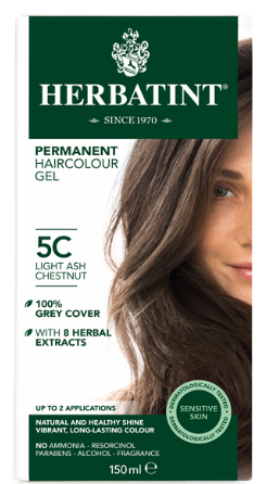 Image of Herbatint Haircolor Gel Light Ash Chestnut 5C