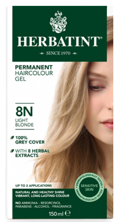 Image of Herbatint Haircolor Gel Light Blonde 8N